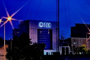 Een grote vestiging van de Bank BCA in Jakarta