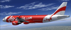 Een Airbus A320 van Indonesia AirAsia