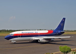 Een Boeing 737-200 van Sriwijaya Air