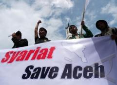 Een demonstratie vóór de sharia (oktober 2012)