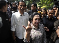 De mogelijke kandidaten van PDI-P: Joko Widodo en Megawati Sukarnoputri.