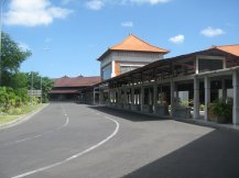 Het uitgestorven vliegveld van Bali tijdens de Dag van de Stilte