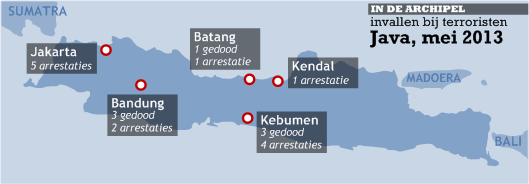 Invallen bij terroristen mei 2013