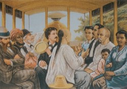 Paardentram tekening Van Rappard