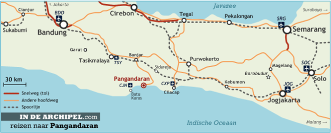 Pangandaran reisopties TSY