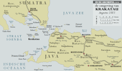 Krakatau kaart 1883