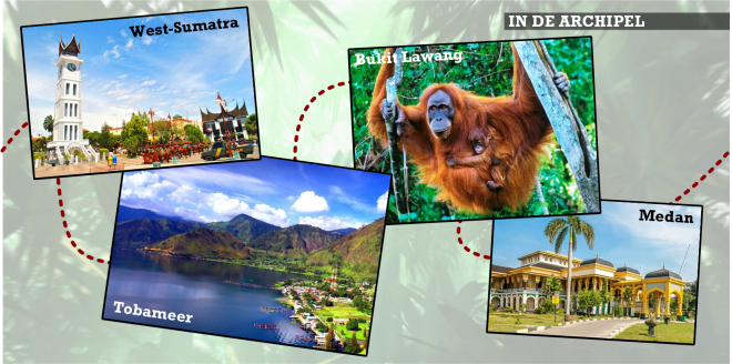 Reisroute Sumatra plaatje